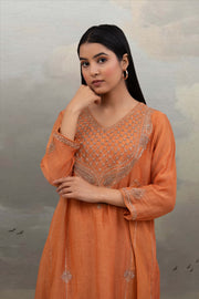Rust Orange Ambia Dress set