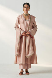 PALAK BLUSH PINK ANARKALI PANT SET