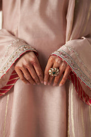 PALAK BLUSH PINK ANARKALI PANT SET