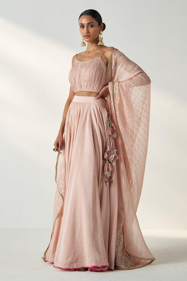 RAJITA BLUSH PINK  LEHENGA SET