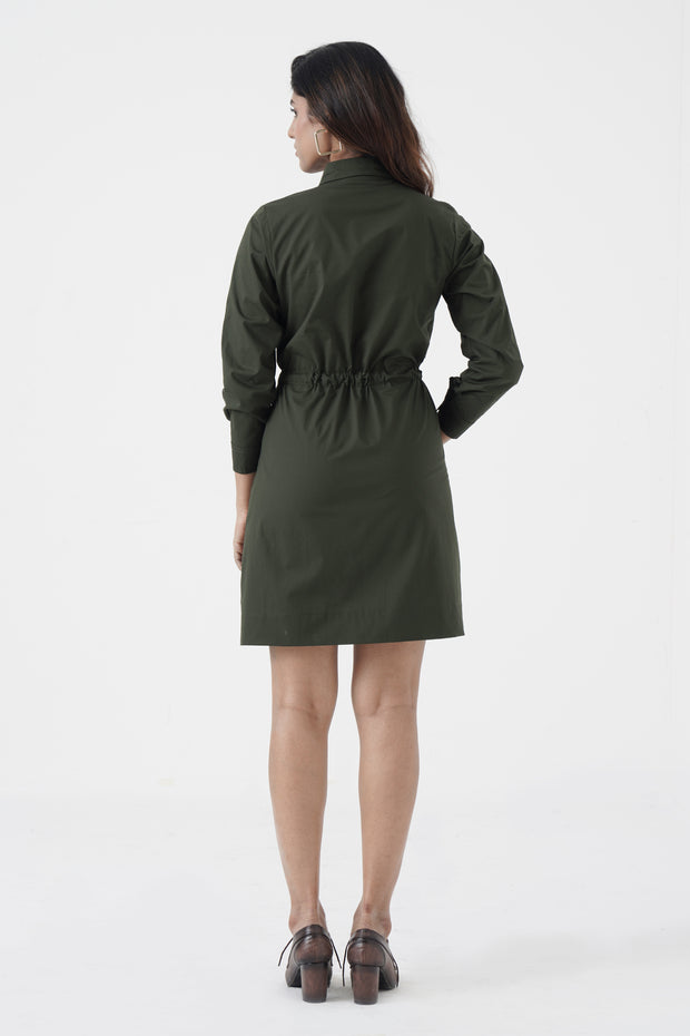 Hotshot - Jacket Dress - Green