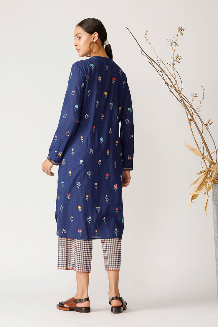 Ginkgo Multi embroidered tunic