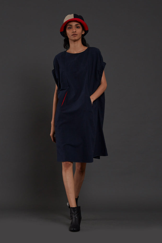 Midi length shift dress