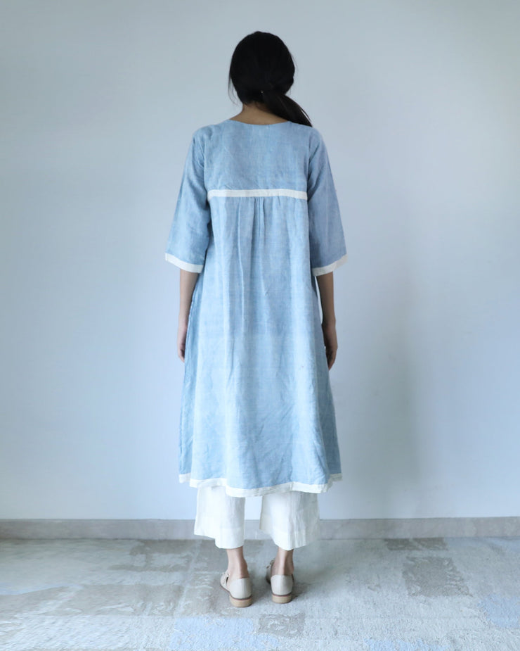 Powder Blue Organic Cotton Dress