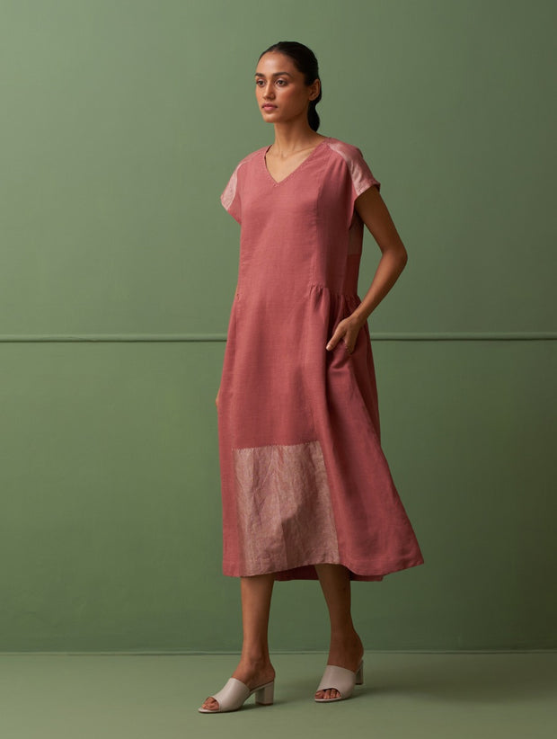Zohra Linen Dress - Terra