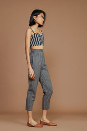 Grey with Charcoal Striped SE Pants