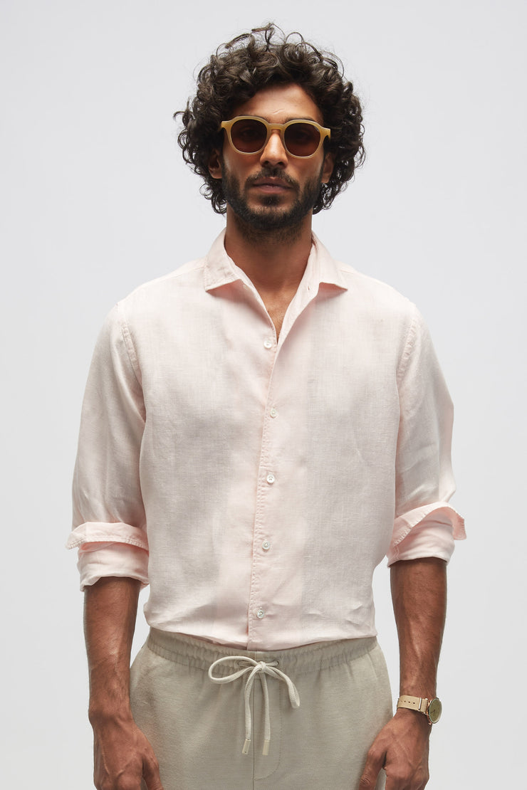 SPREAD COLLAR SHIRT