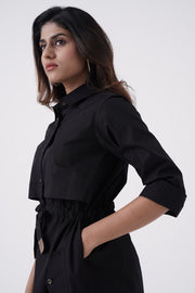 Hotshot - Jacket Dress - Black